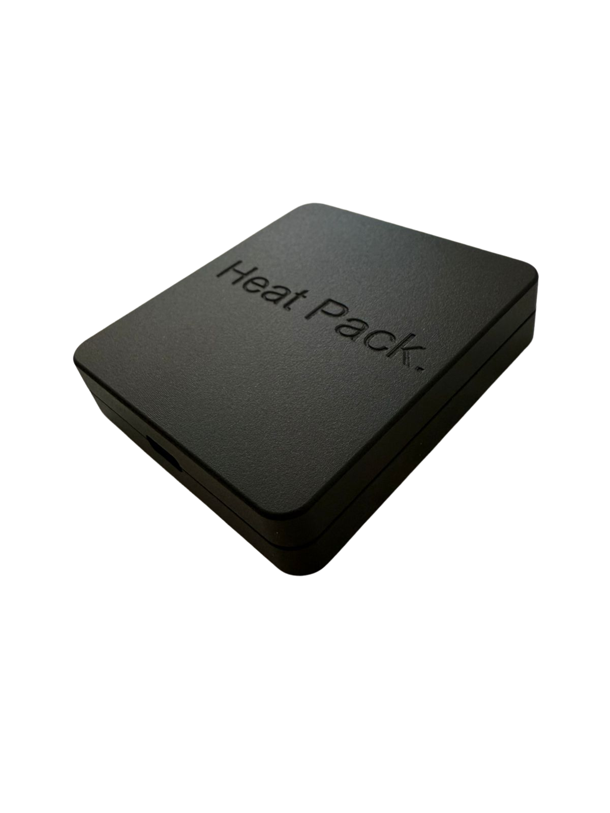 Black aluminum box with USB-C port