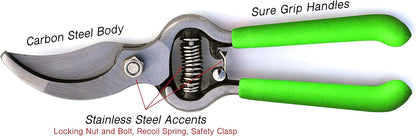 Classic Bypass Pruning Shears Clippers (Green)