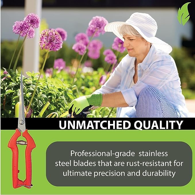 Long Blade Garden Pruning Snips Clippers