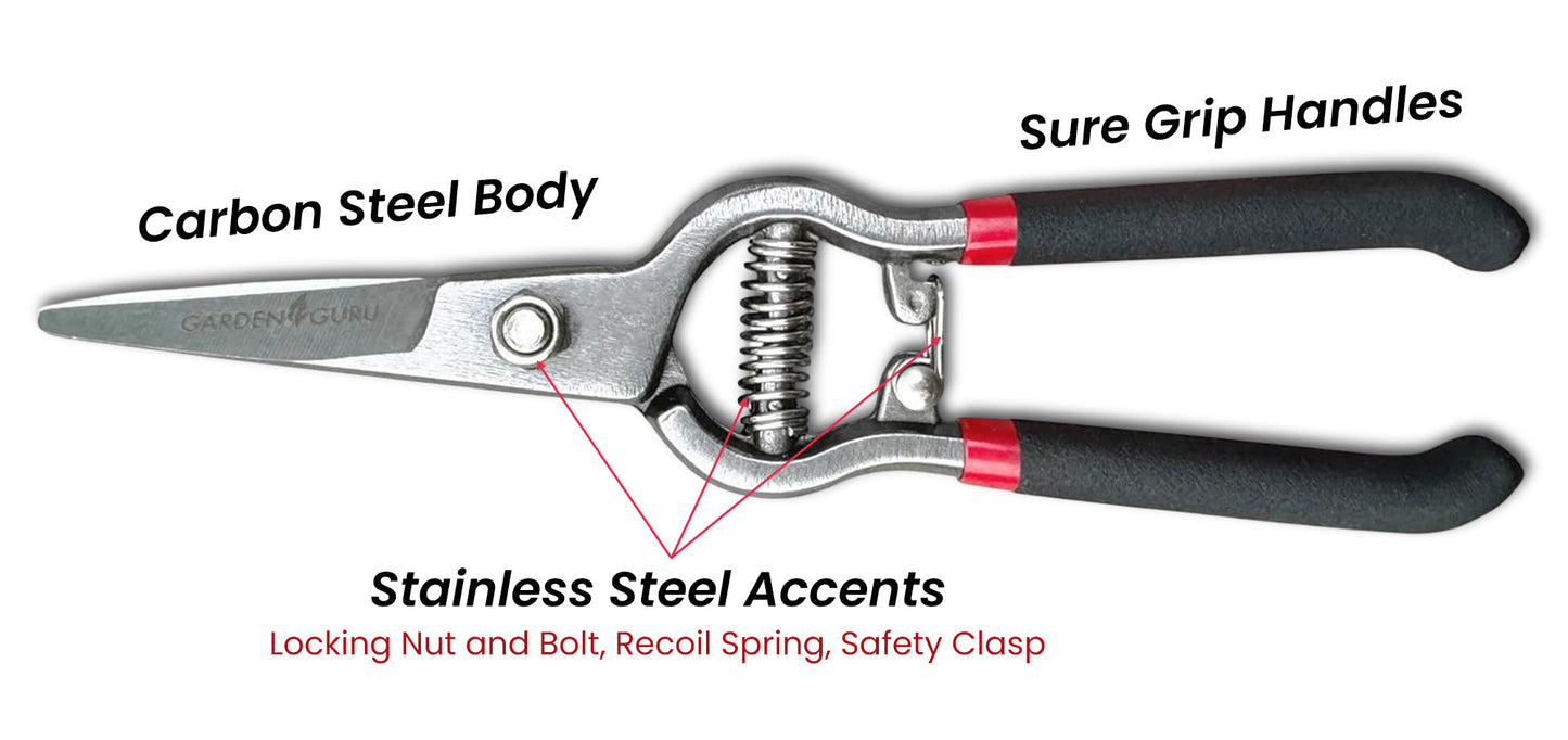 Classic Straight Blade Garden Bypass Pruners