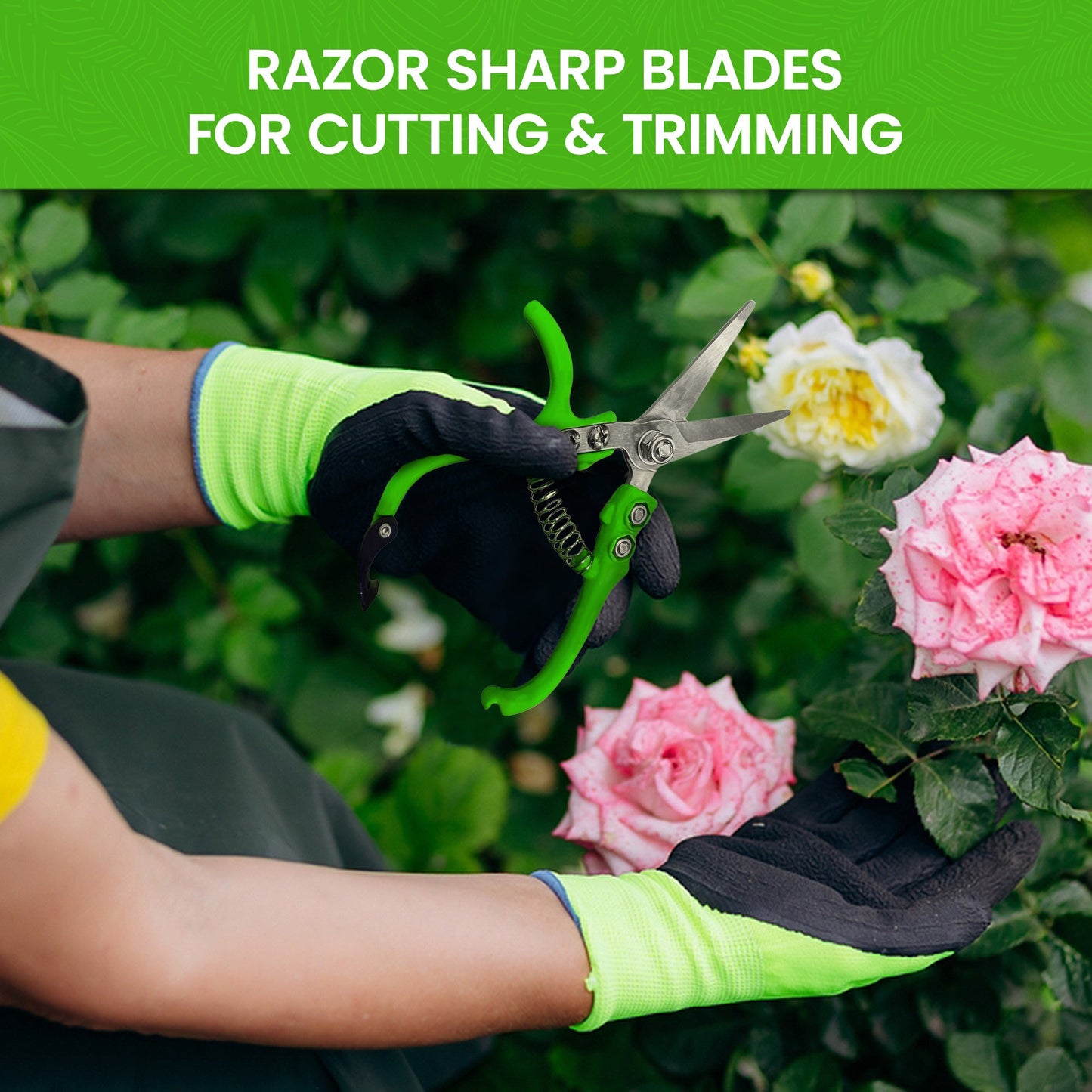 Ergonomic Garden Snips Clippers