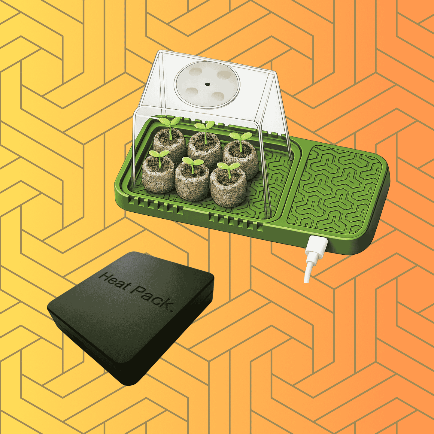 GermiPad + Heat Pack Plant Propagation System