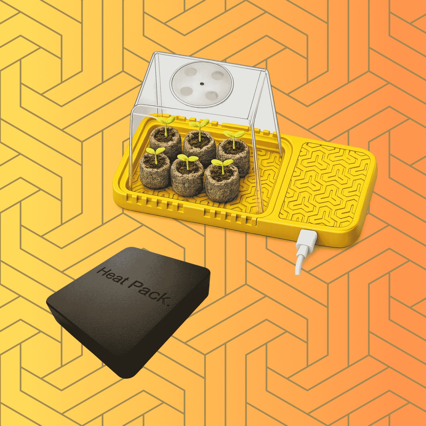GermiPad + Heat Pack Plant Propagation System